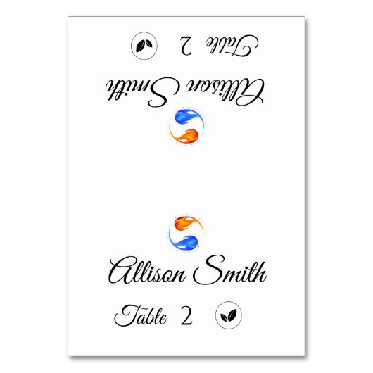 Cartes mariages-Végétarienne Icon-Twin Flames- (Par défaut)