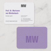 Cartes Maxi minimales (Devant / Derrière)