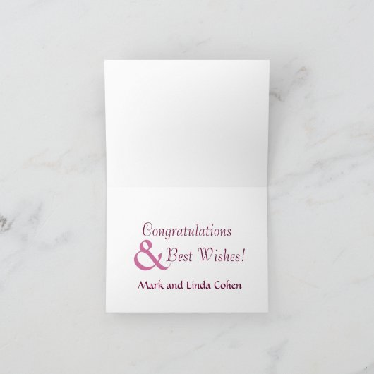 Cartes Mazel Tov (Intérieur)