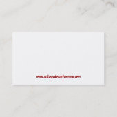 Cartes Médicales de RSD/CRPS (Dos)