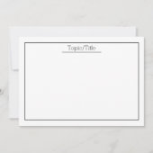 Cartes mémoires simples avec titre (Devant)