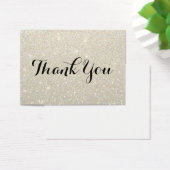 Cartes Merci - White Gold Parties scintillant Fab (Bureau)