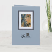 Cartes "Mésanges" peintes à la main (Dos)