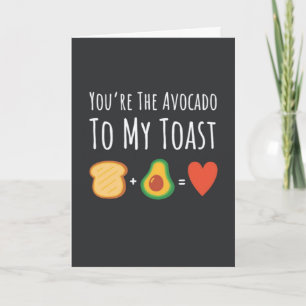 Cartes Mignonnes Avocat Fruits Végétalien Végétari