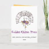 Cartes mignonnes de coccinelle de Halloween (Dos)