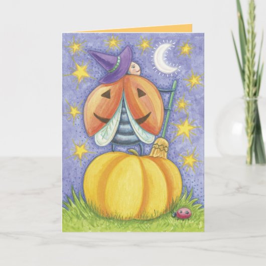 Cartes mignonnes de coccinelle de Halloween (Devant)