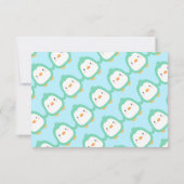 Cartes mignonnes de Merci de baby shower de (Dos)