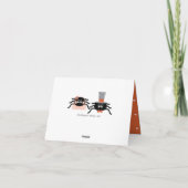 Cartes mignonnes de Merci de mariage de Halloween (Dos)