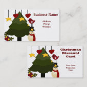 Cartes mignonnes de vente de promotion de remise (Devant / Derrière)