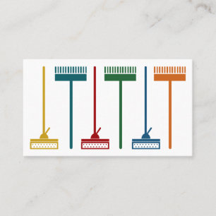Cartes mignonnes d'entreprise de services de