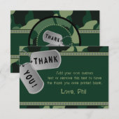 Cartes militaires de Merci (Devant / Derrière)