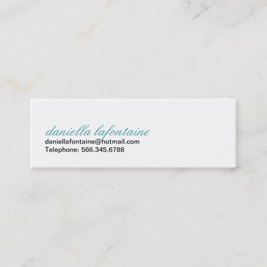 Cartes Mini-Appelantes de Paisley (Devant)