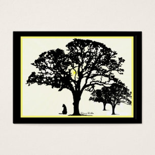 Cartes miniatures d'illustration de silhouettes