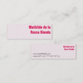 Cartes minimalistes (Devant / Derrière)