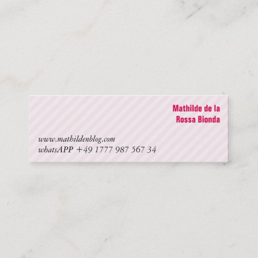 Cartes minimalistes (Dos)