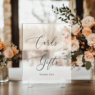 Cartes minimalistes et cadeaux gelés