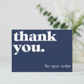 Cartes minimalistes Petites entreprises Cartes de  (Debout devant)