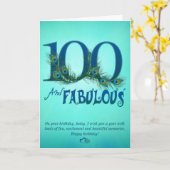 Cartes modèles du 100e anniversaire (Fleur jaune)