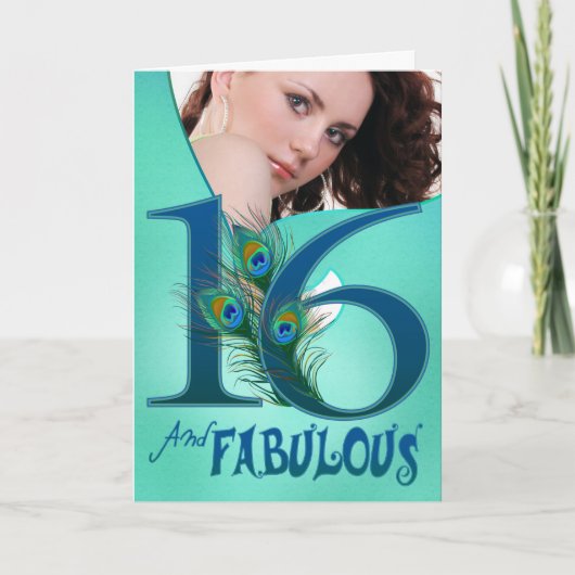 Cartes modèles du 16e anniversaire (Devant)