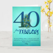 Cartes modèles du 40e anniversaire (Fleur jaune)