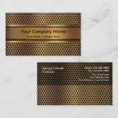 Cartes modernes d'entreprise de construction (Devant / Derrière)