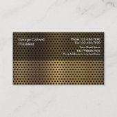 Cartes modernes d'entreprise de construction (Dos)