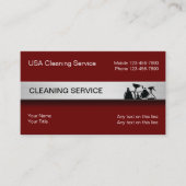 Cartes modernes d'entreprise de services de (Devant)