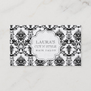 Cartes modernes élégantes de salon de coiffeur