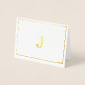 Cartes Monogram Real Gold Foil (Devant)
