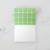 Cartes Monogrammes Bambou & Grosgrain (Intérieur)