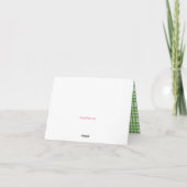 Cartes Monogrammes Bambou & Grosgrain (Dos)