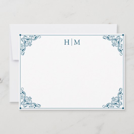 Cartes Monogrammes simples (Devant)
