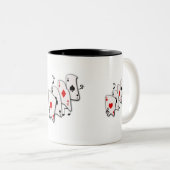 Cartes musicales - tasse (Devant droit)