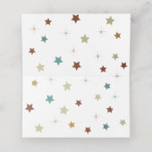 Cartes neutres avec dinosaure et étoiles (Intérieur déplié)