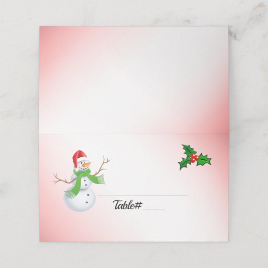 Cartes Noël (Extérieur déplié)