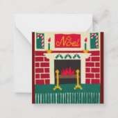 Cartes Noel Flat Pour Balises Cadeaux ou Notes man (Devant)