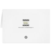 Cartes noires de Merci de damassé (Dos Horizontal)