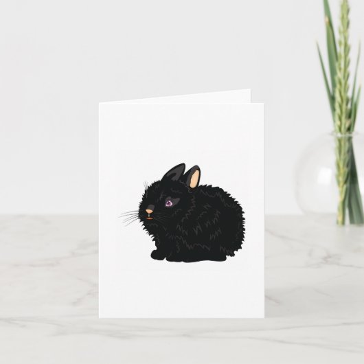 Cartes noires de notes de lapin (Devant)