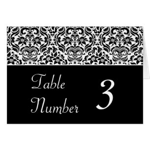 Cartes noires et blanches de nombre de Tableau de