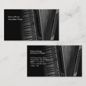 Cartes noires et blanches d'industrie musicale (Devant / Derrière)