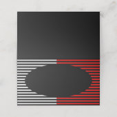 Cartes noires et rouges (Extérieur déplié)