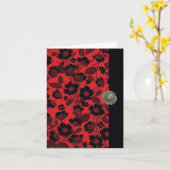 Cartes noires et rouges du concepteur (Fleur jaune)