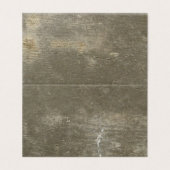 Cartes nominatives d'endroit - béton (Extérieur déplié)