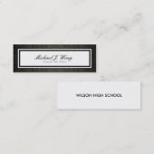 Cartes nominatives élégantes de faire-part (Devant / Derrière)