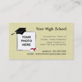 Cartes nominatives personnalisées d'obtention du (Dos)