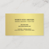 Cartes nommées de feuille d'or de Faux de photo de (Dos)