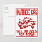 Cartes non utilisées vendues (Devant / Derrière)