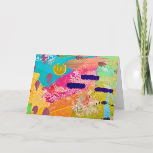 Cartes notes horizontales dans Happy Everyday (Devant)