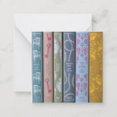 Cartes notes Jane Austen (Dos)