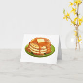 Cartes notes Pancakes (Fleur jaune)
